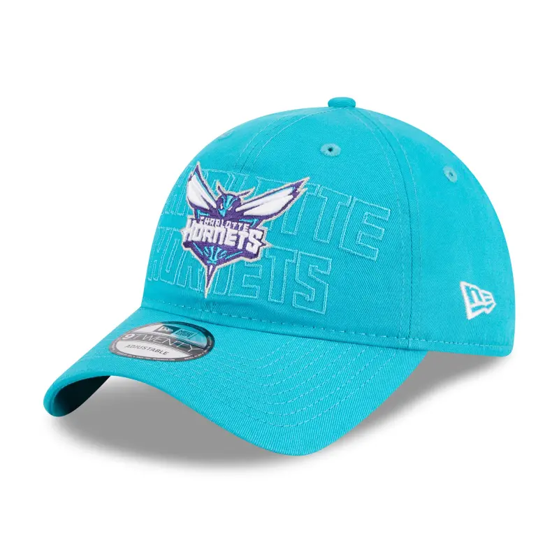 men8217s charlotte hornets new era teal 2023 nba draft 9twenty adjustable hat